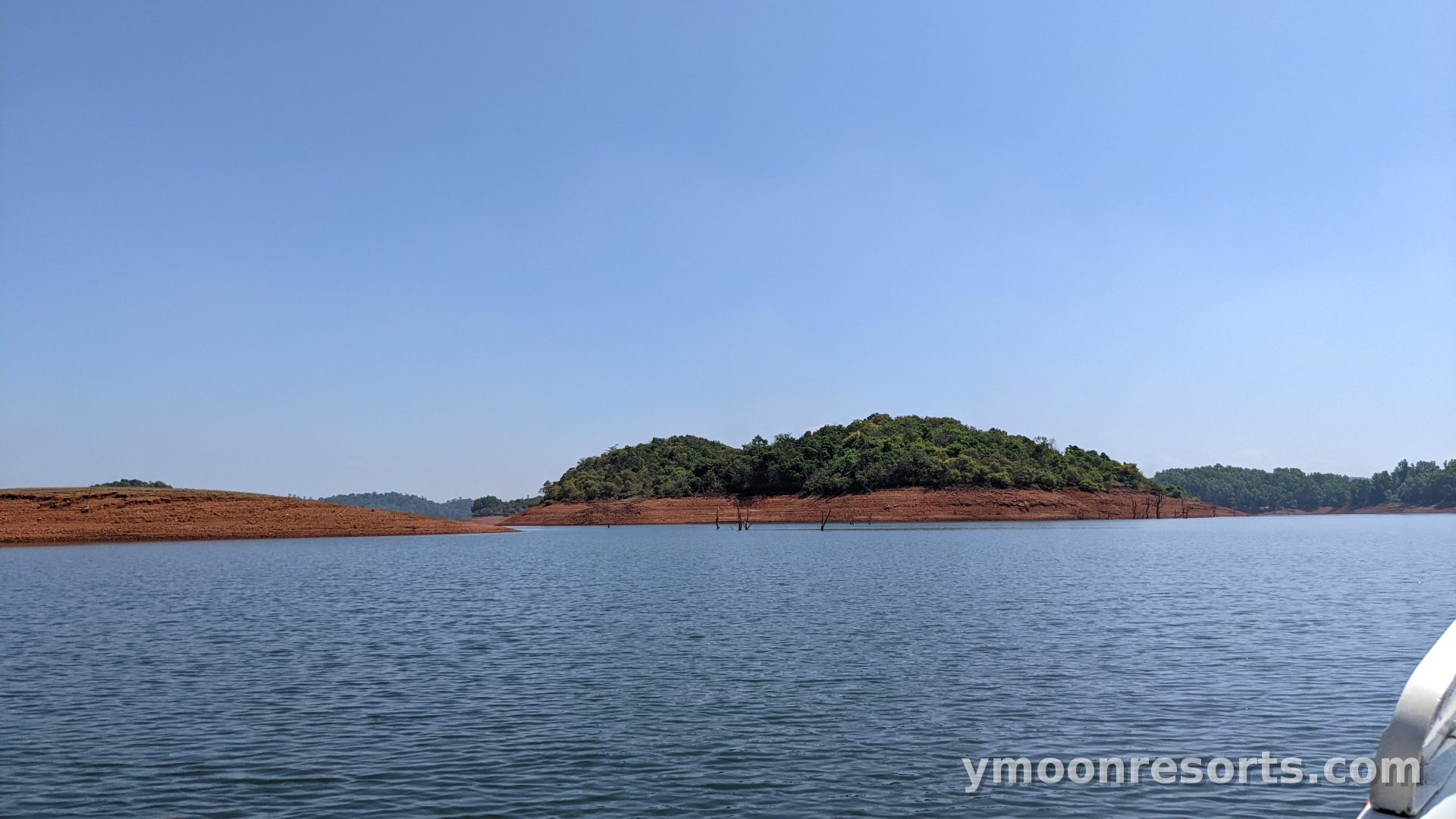 Banasura Sagar Dam . Speed Boat