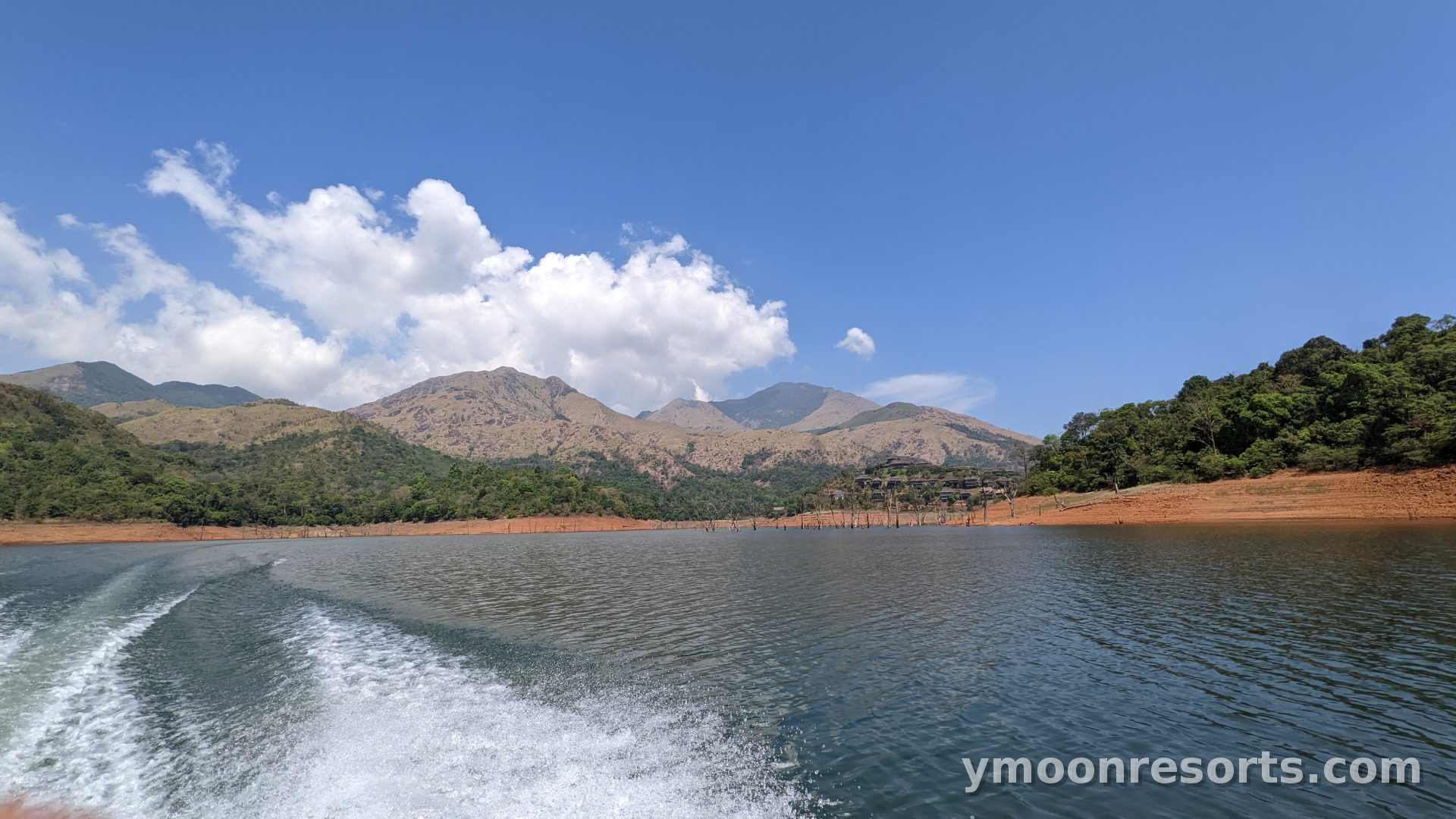 Banasura Sagar Dam . Speed Boat